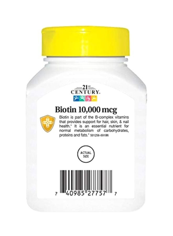 21st Century Biotin Vitamin Supplement 10000 Mcg 120 Tablets - Image 2